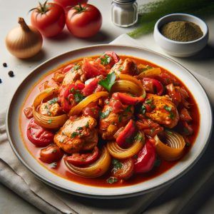 Pollo guisado
